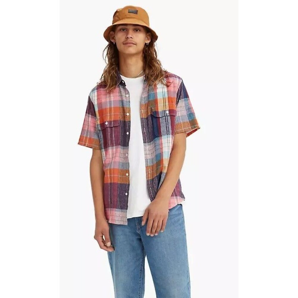 Levi's Short Sleeve Oversized Utility Shirt Size M NWT